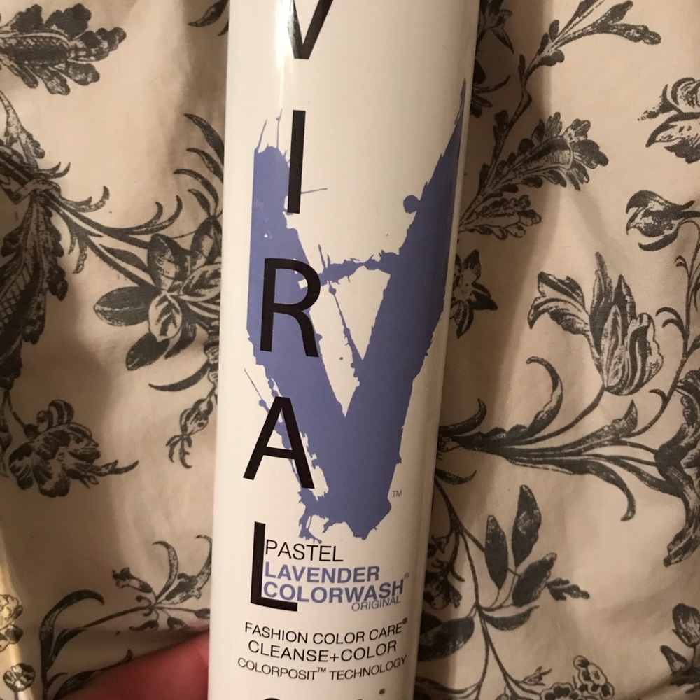 Viral lavender color wash shampoo and toner